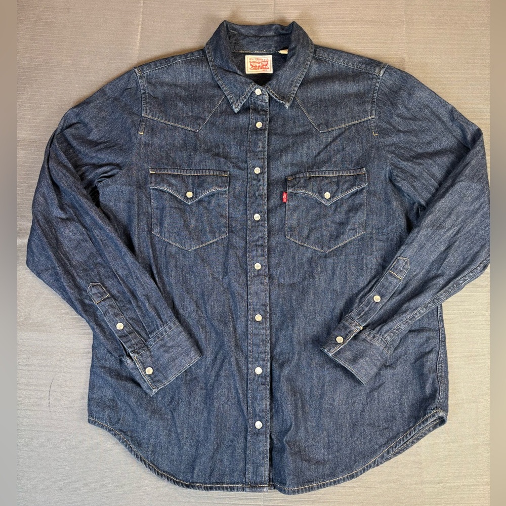 Men's Blue Denim Shirt